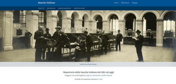 Repertorio delle banche italiane dal 1861 ad&nbsp;oggi