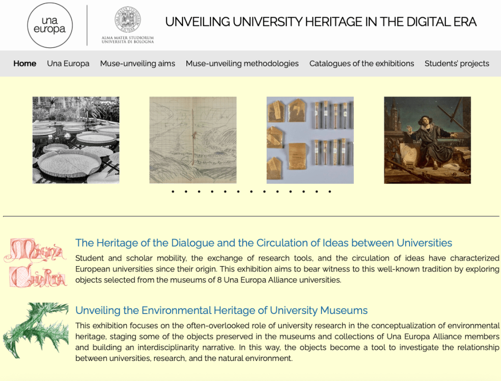 Muse-Unveiling: il patrimonio universitario nell’era&nbsp;digitale